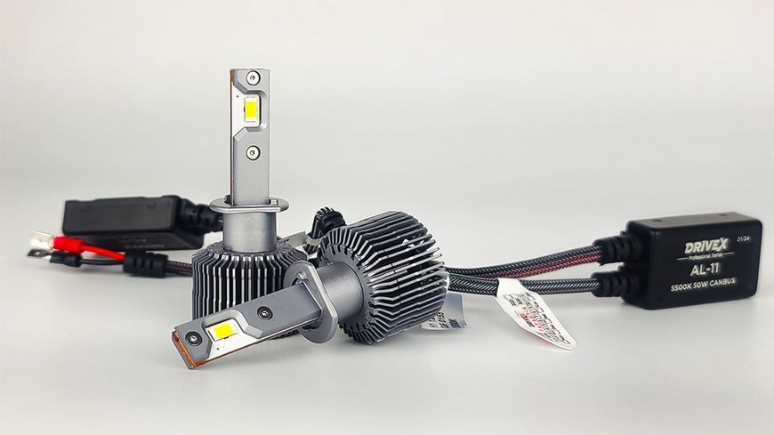 LED лампи автомобільні DriveX AL-11 H1 5.5K 50W CAN DR-00001279 фото