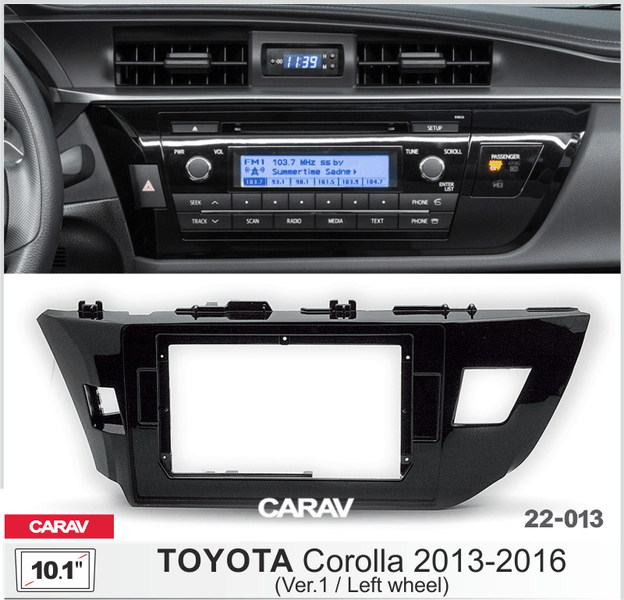 Перехідна рамка 2013-2016 TOYOTA Corolla DR-00001946 фото