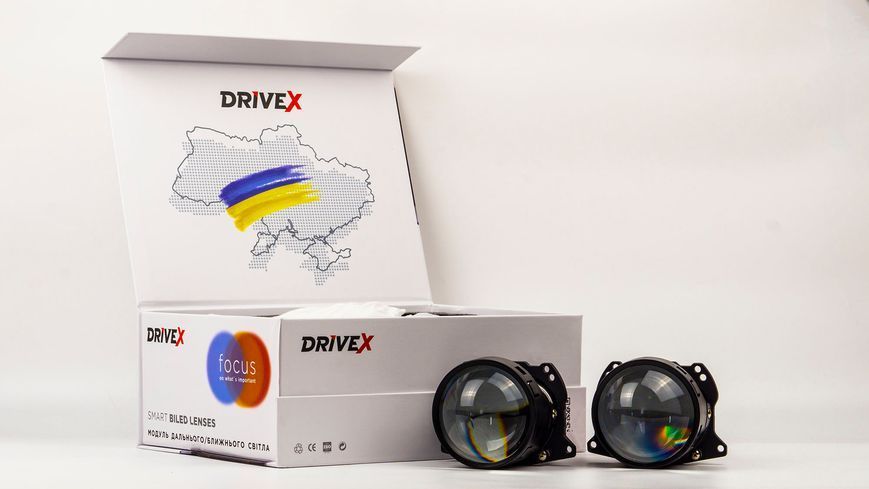 BiLED модуль основного світла DriveX BiLED Amateru DLX 3.0" 65/75W 5500К Dual chip - Laser DR-00001709 фото