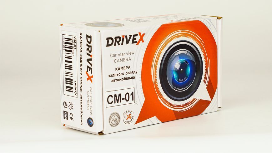 Камера автомобільна паркувальна DriveX CM-01 SD 480p 640x480px 120&deg; DR-00001423 фото