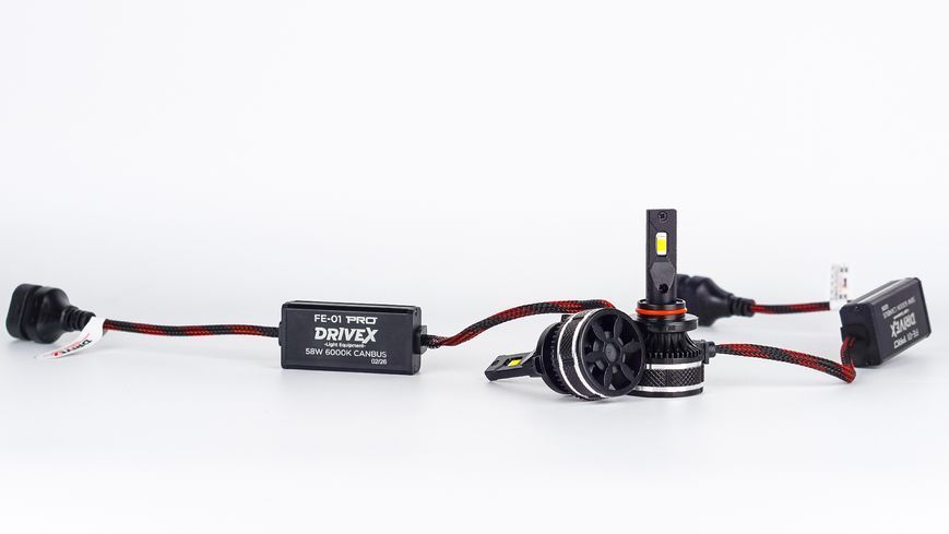 LED лампи DriveX FE-01 PRO HB4/9006 58W 6000K CAN к&ndash;т 2 шт. DR-00023591 фото