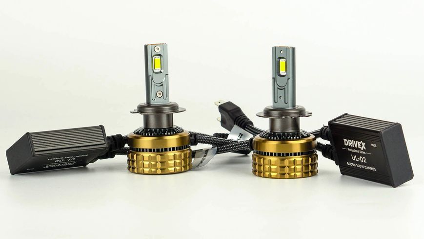 LED лампи DriveX UL-02 H7/H18 6000K 100W CAN (комплект 2 шт.) DR-00002568 фото