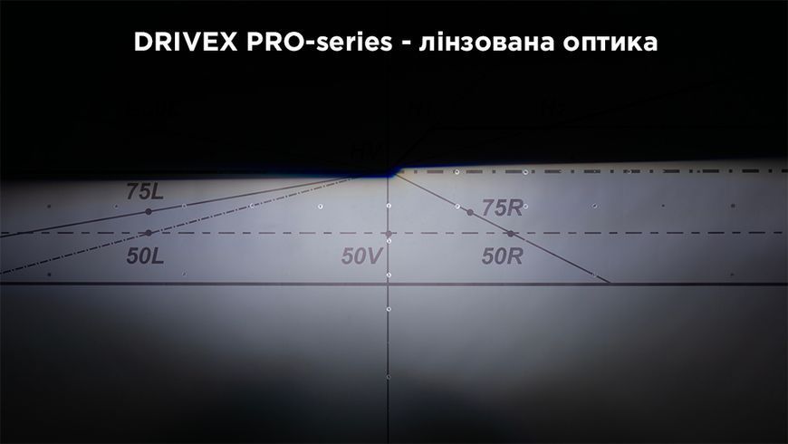 LED лампи автомобільні DriveX D1 PRO series 50W 6000K CAN під штатний блок DR-00001107 фото