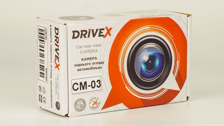 Камера автомобільна паркувальна DriveX CM-03 HD+ 960p 1280х960px 140&deg; DR-00001425 фото