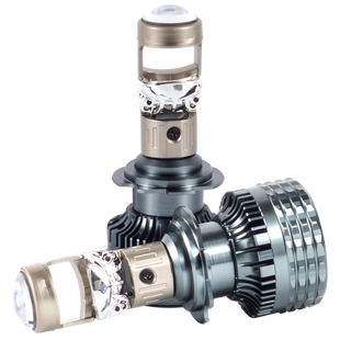 LED лампи з лінзою DriveX LE-09 HB3(9005) 6000K 55W 9-36V CAN к-т 2 шт. DR-00003719 фото