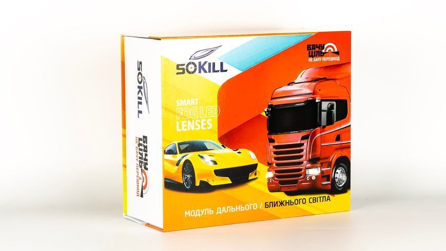 Фара світлодіодна протитуманна SoKill FOG-101 DLX LowLED UN 3.5" 26W 12-80V 6000K к-т. DR-00023529 фото
