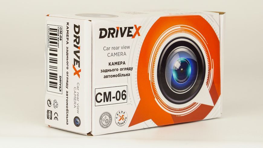 Камера автомобільна паркувальна DriveX CM-06 AHD 1080p 1920x1080px 160&deg; DR-00001428 фото