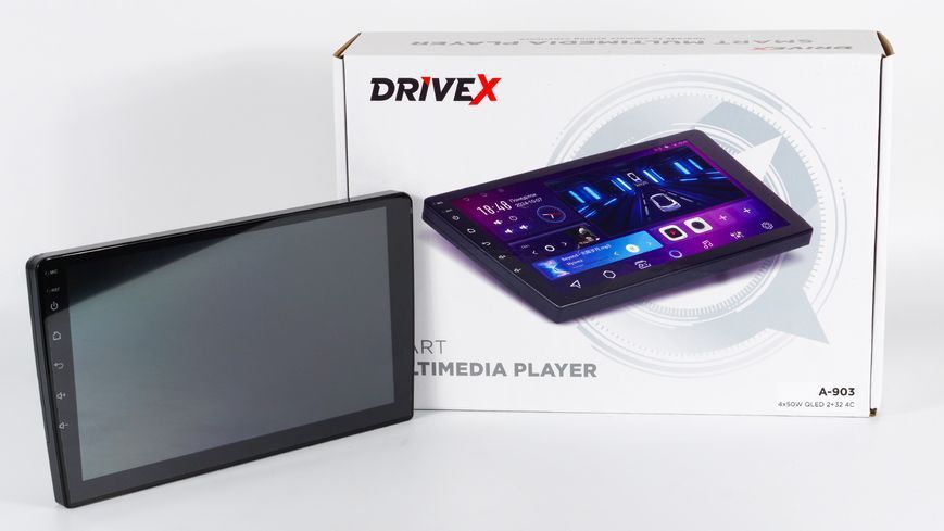 Автомобільний мультимедійний центр 9" з бездротовим CarPlay та Android Auto - DriveX A-903 Q 2+32 4C 4x50W (TDA7851) DR-00020716 фото