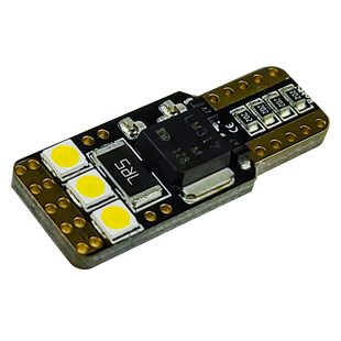 Світлодіоди в габаритні вогні. підсвітку номера та в салон DriveX T10-202 3030-6 12-24V CAN автомобільні світлодіоди DR-00001625 фото