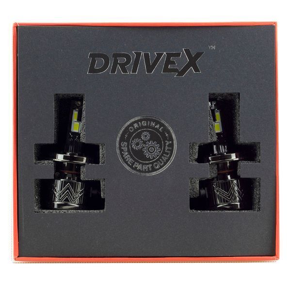 LED лампи автомобільні DriveX AL-09 H4 H/L 6000K LED 65W CAN 12V DR-00001047 фото