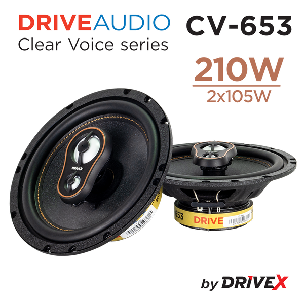 Автомобільна акустична система DriveX CV-653 6.5" 105W 4Om DR-00023732 фото
