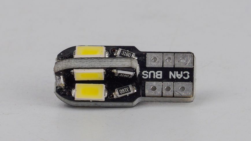 Світлодіоди в габаритні вогні. підсвітку номера та в салон DriveX T10-234 12V 2.3W 70Lm W5W base-10mm C 1000354 фото