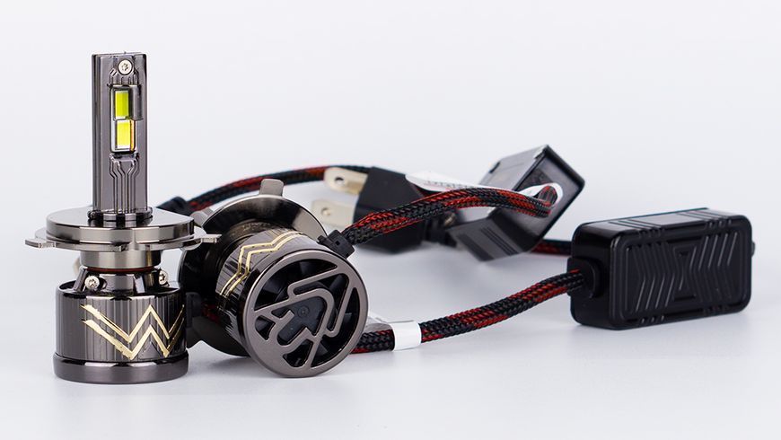 LED лампи автомобільні DriveX AL-09 H4 H/L 6000K LED 65W CAN 12V DR-00001047 фото