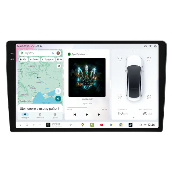 Штатна магнітола для Ford Focus 2008-2011 DriveX S4 QLED 9" Android 8-ядерний 1.6ГГц 4x64Гб SIM-картка 3G/4G TDA7851 4x50W DSP AK7604 бездротовий CarPlay та AndroidAuto 7005247 фото