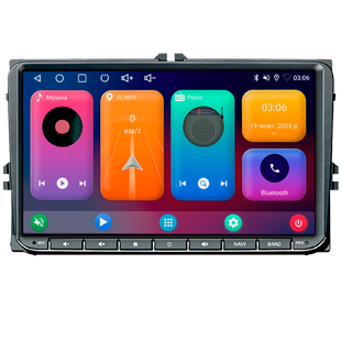 Автомобільна мультимедійна система DriveX UN11Q VW AND 9" 2.5D QLED 8-Cores DSP DR-00001571 фото
