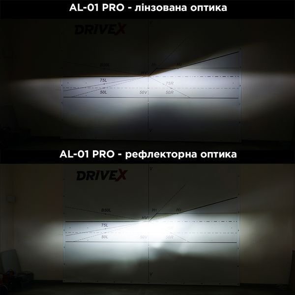 LED лампи DriveX AL-01 PRO D2 52W 9&ndash;32V 6000K CAN к-т. 2 шт. DR-00001404 фото
