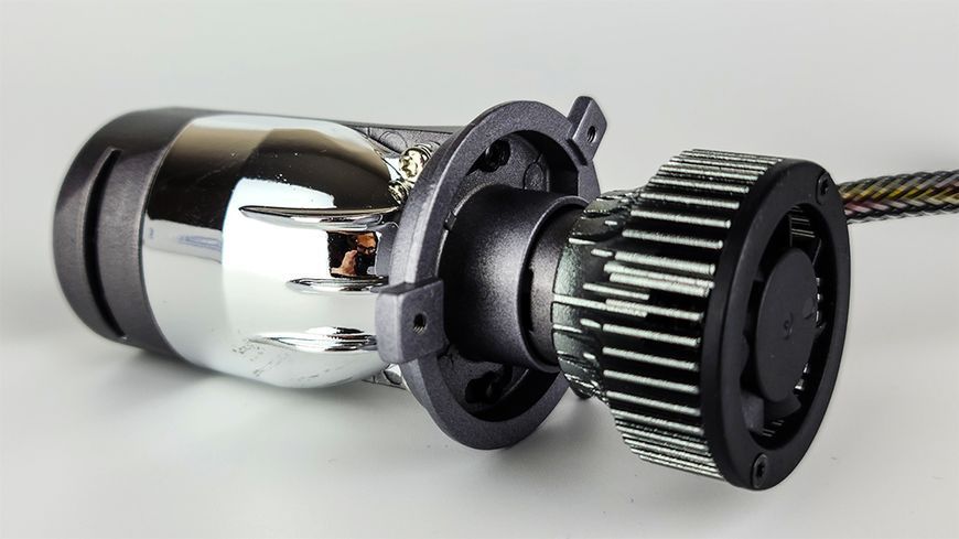 LED лампи автомобільні з лінзою DriveX LE-01 H4 H/L 6000K 31W/41W DR-00001132 фото