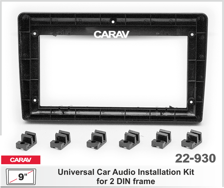 9" рамка 2 DIN frame/universal DR-00002054 фото