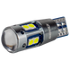 Світлодіоди в габаритні вогні. підсвітку номера та в салон DriveX T10-236 12-28V 2.2W 170Lm W5W base-10mm C 1000360 фото 1