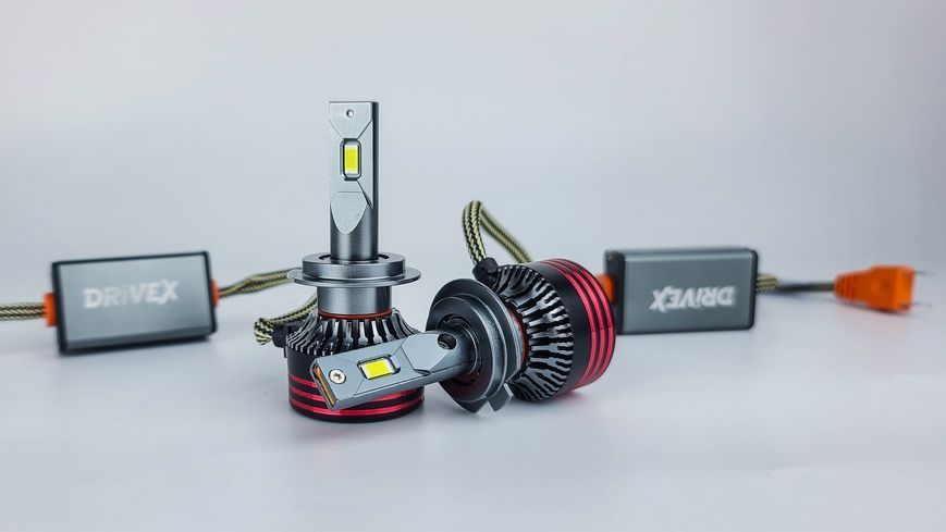 LED лампи DriveX FE-01 H7 57W 6000K CAN к&ndash;т 2 шт. DR-00001714 фото