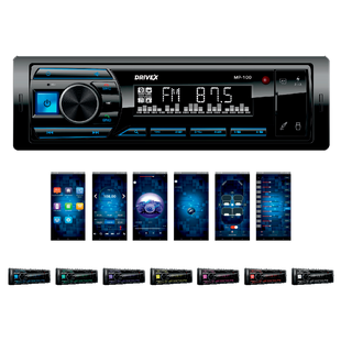 Автомагнітола 1-Din DriveX MP-100 4x45Вт BT APP DR-00001163 фото