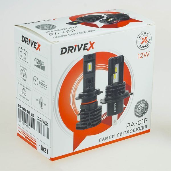 LED лампи автомобільні DriveX PA-01P 9012 5000K LED 12W 9-32V DR-00000090 фото