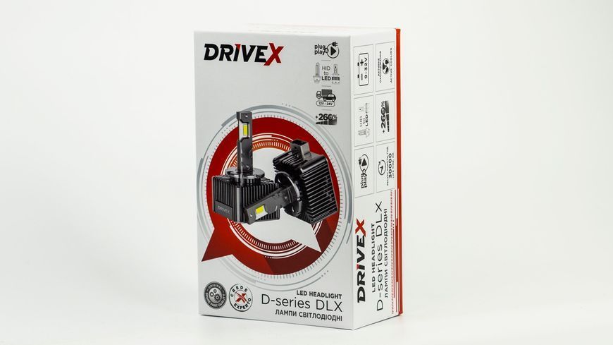 LED лампи під штатний блок ксенону DriveX D3 DLX Ultra 55W 6000K CAN к-т. 2 шт.  DR-00003102 фото