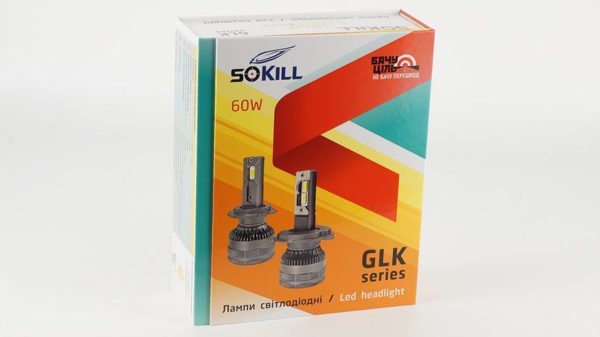 LED лампи DriveX SoKill GLK 9006(HB4) 60W 6000K CAN к&ndash;т 2 шт. DR-00003734 фото
