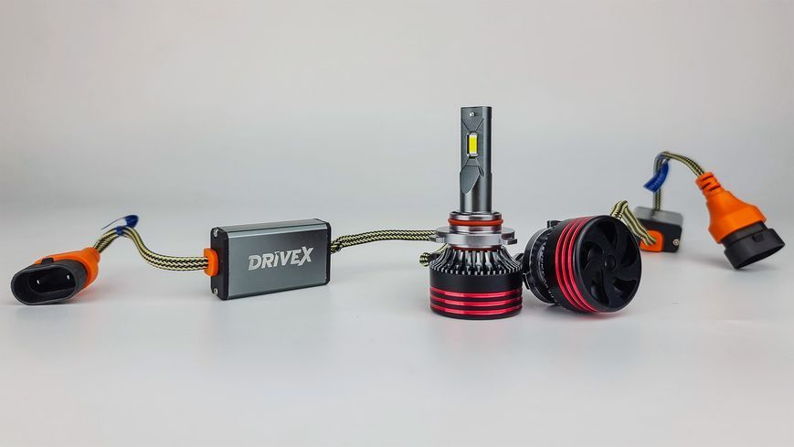 LED лампи DriveX FE-01 HB3/9005 57W 6000K CAN к&ndash;т 2 шт. DR-00001716 фото