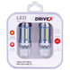 Світлодіоди в габаритні вогні. Підсвітку номера та салона DriveX Glow UL2 T20(1) 12V 15W CAN 2600Lm 7440/W21W base-16mm EU к-т. DR-00003403 фото 1