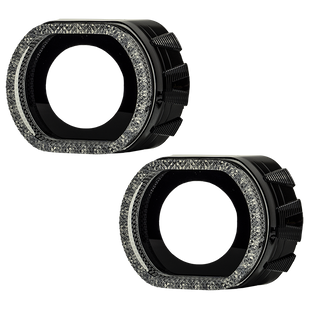 Маска декоративна для автомобільних фар DriveX MS i6O 3.0" DRL W+Y з вбудованою підсвіткою DR-00002471 фото