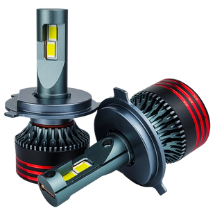 LED лампи DriveX FE-01 H4 H/L (ближнє/дальнє) 57W 6000K CAN к&ndash;т 2 шт. DR-00001713 фото