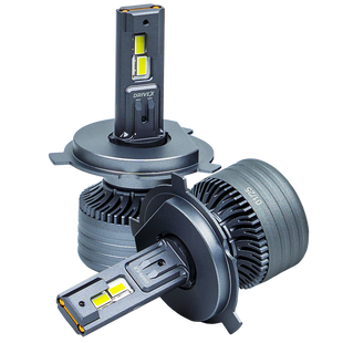 LED лампи DriveX AL-12US H4 H/L 57W SUPER CAN 9-36V 6000K &ndash; сумісність з USA/FR авто, CAN к-т. 2 шт. DR-00003073 фото