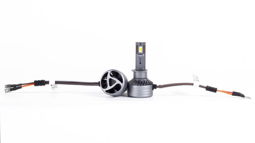 LED лампи DriveX AL-12US H1 57W SUPER CAN 9-36V 6000K &ndash; сумісність з USA/FR авто, CAN к-т. 2 шт. DR-00003077 фото