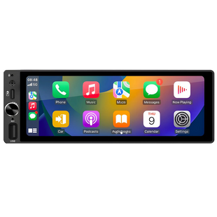 Автомобільний мультимедійний центр 2-Din 7" з бездротовим CarPlay та Android Auto - DriveX LNX-686 1-Din 7" CarPlay 4x45W Linux DR-00002257 фото