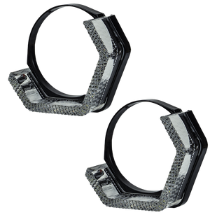 Маска декоративна для автомобільних фар DriveX MS i8-V30 3.0" DRL W+Y з вбудованою підсвіткою DR-00002468 фото
