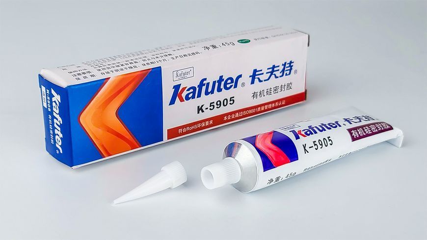 Kafuter прозорий клей для масок та кілець DR-00002229 фото