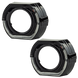 Маска декоративна для автомобільних фар DriveX MS A-103 3.0" Black White з вбудованою підсвіткою DR-00002487 фото 1