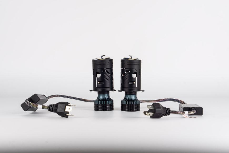 LED лампи з міні-лінзою DriveX LE-10 H4 H/L (ближнє/дальнє) 9-36V 6000K 85W/65W, к-т 2 шт. DR-00023795 фото