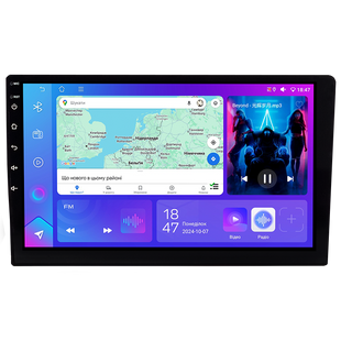 Автомобільний мультимедійний центр 10" з бездротовим CarPlay та Android Auto - DriveX A-1003 Q 2+32 4C 4x50W(TDA7851) DR-00020717 фото