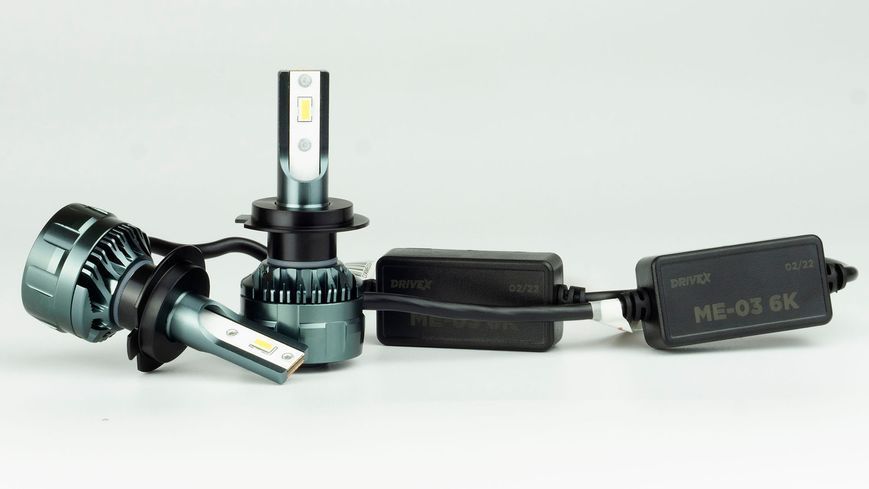 LED лампи автомобільні DriveX ME-03 H7 6000K LED 30W 12V DR-00001081 фото