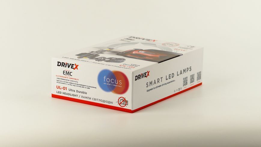 DriveX UL-01 H7/H18 LED-лампи автомобільні, 65 Вт, 5500K, CANBUS, 2 шт. DR-00003214 фото