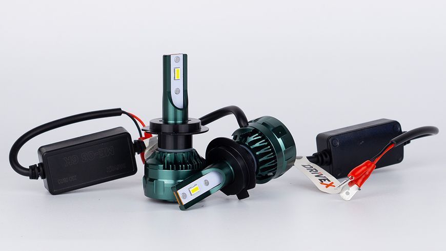 LED лампи автомобільні DriveX ME-03 H7 6000K LED 30W 12V DR-00001081 фото