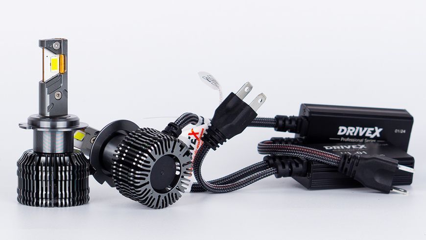 DriveX UL-01 H7/H18 LED-лампи автомобільні, 65 Вт, 5500K, CANBUS, 2 шт. DR-00003214 фото