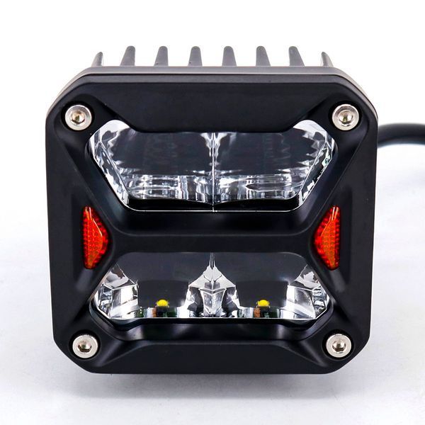 Фара додаткового світла DriveX WL SQ-106 DLX 3" SP+DRL 4L-20W OSR DR-00001212 фото