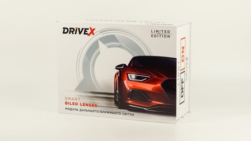 LED лінзи (модулі) для фар DriveX BiLED ULTRA Orig 3.0" 65/78W 5800K к-т 2 шт. DR-00003329 фото