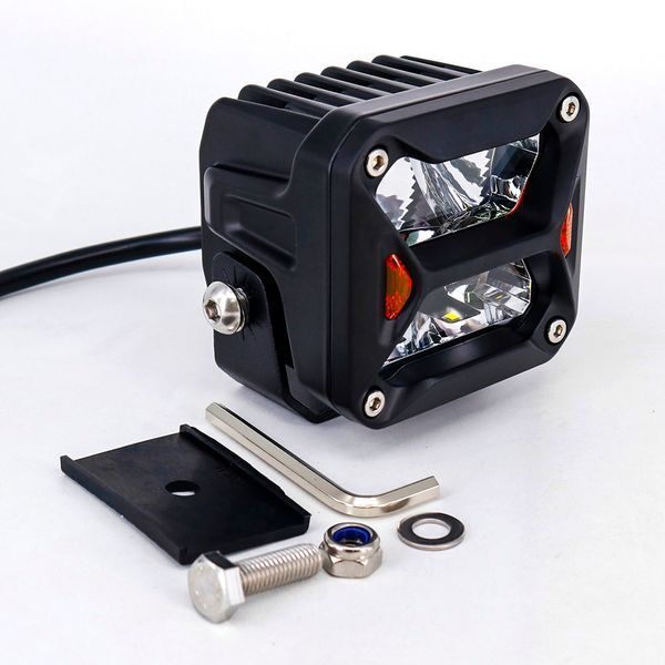 Фара додаткового світла DriveX WL SQ-107 DLX 3" FL+DRL 4L-20W OSR DR-00001213 фото