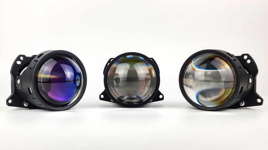 BiLED модуль основного світла DriveX BiLED ULTRA Blue 3.0" 65/78W 5.8K к-т. DR-00003330 фото
