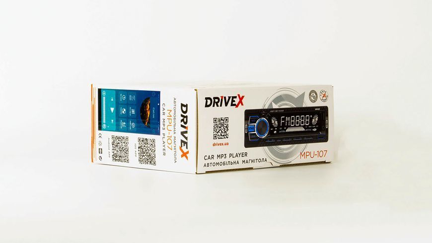 Автомагнітола 1-Din DriveX MPU-107 4х45Вт BT APP DR-00002423 фото