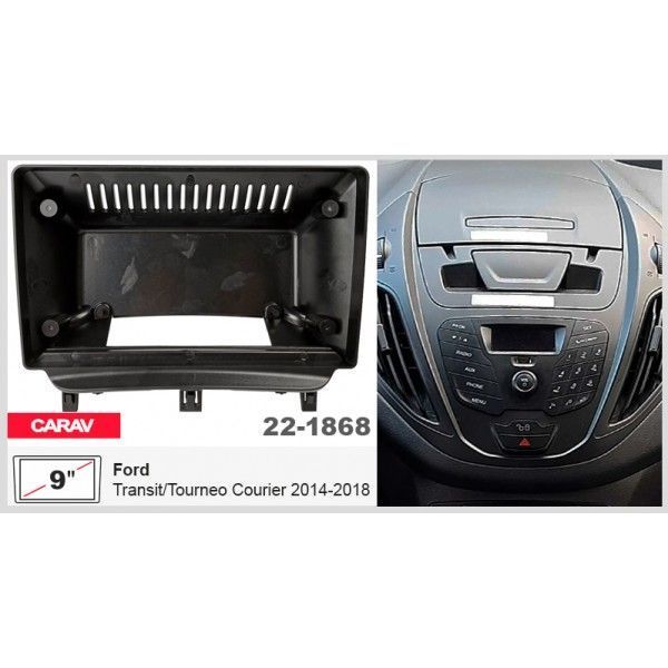 Рамка перехідна Ford Transit Courier 2014-2018 9" DriveX (22-1-0007-9) DR-00003621 фото